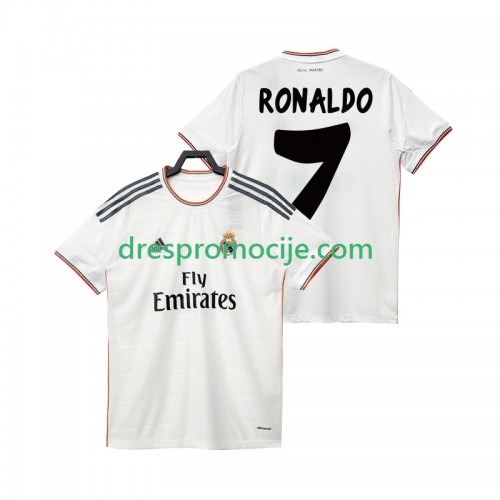 Real Madrid Cristiano Ronaldo 7 2013 2014 Dres Retro Domaći Kratkih Rukava Real Madrid Cristiano Ronaldo 7 2013 2014 Dres Retro Domaći Kratkih Rukava